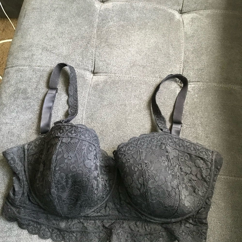 Black Lace Bra